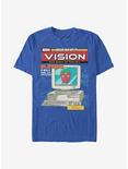 Marvel What If...? Vision Was Built In The 90's T-Shirt, ROYAL, hi-res