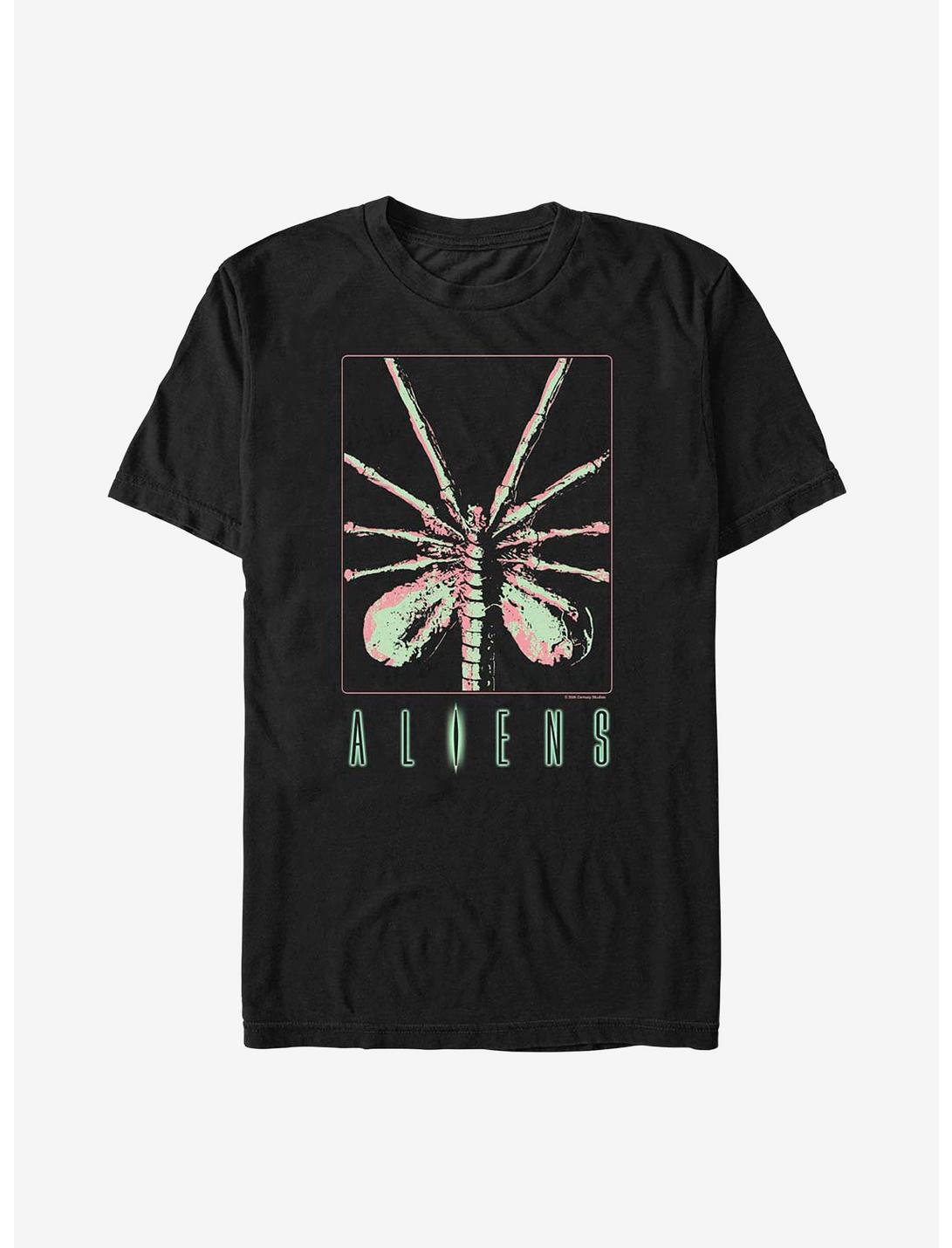 Alien Xenomorph Frame T-Shirt, BLACK, hi-res