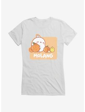 Molang Orange Hugs Girls T-Shirt, WHITE, hi-res