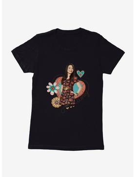 iCarly Pose Flower And Hearts Womens T-Shirt, , hi-res