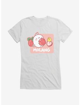 Molang Strawberry Hugs Girls T-Shirt, WHITE, hi-res
