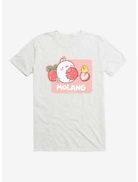 Molang Strawberry Hugs T-Shirt, WHITE, hi-res