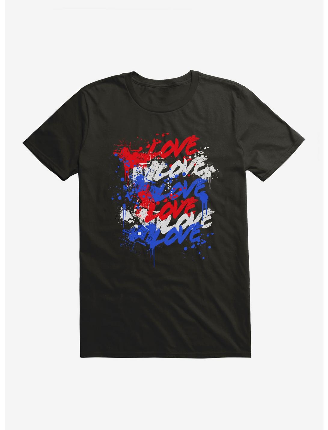 iCreate Americana Love Paint Splatter T-Shirt, , hi-res