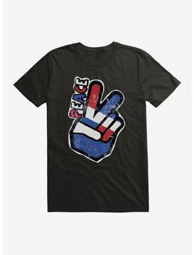 iCreate Americana Peace Handsign T-Shirt, , hi-res