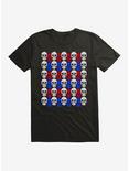 iCreate Americana Skulls Grid T-Shirt, , hi-res