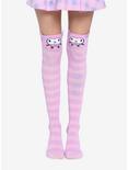 Kuromi Stripe Knee-High Socks, , hi-res