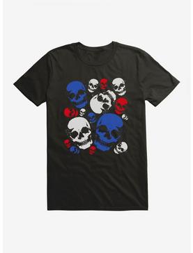 iCreate Americana Distressed Skulls T-Shirt, , hi-res