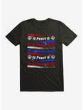 iCreate Americana Striped Peace T-Shirt, , hi-res