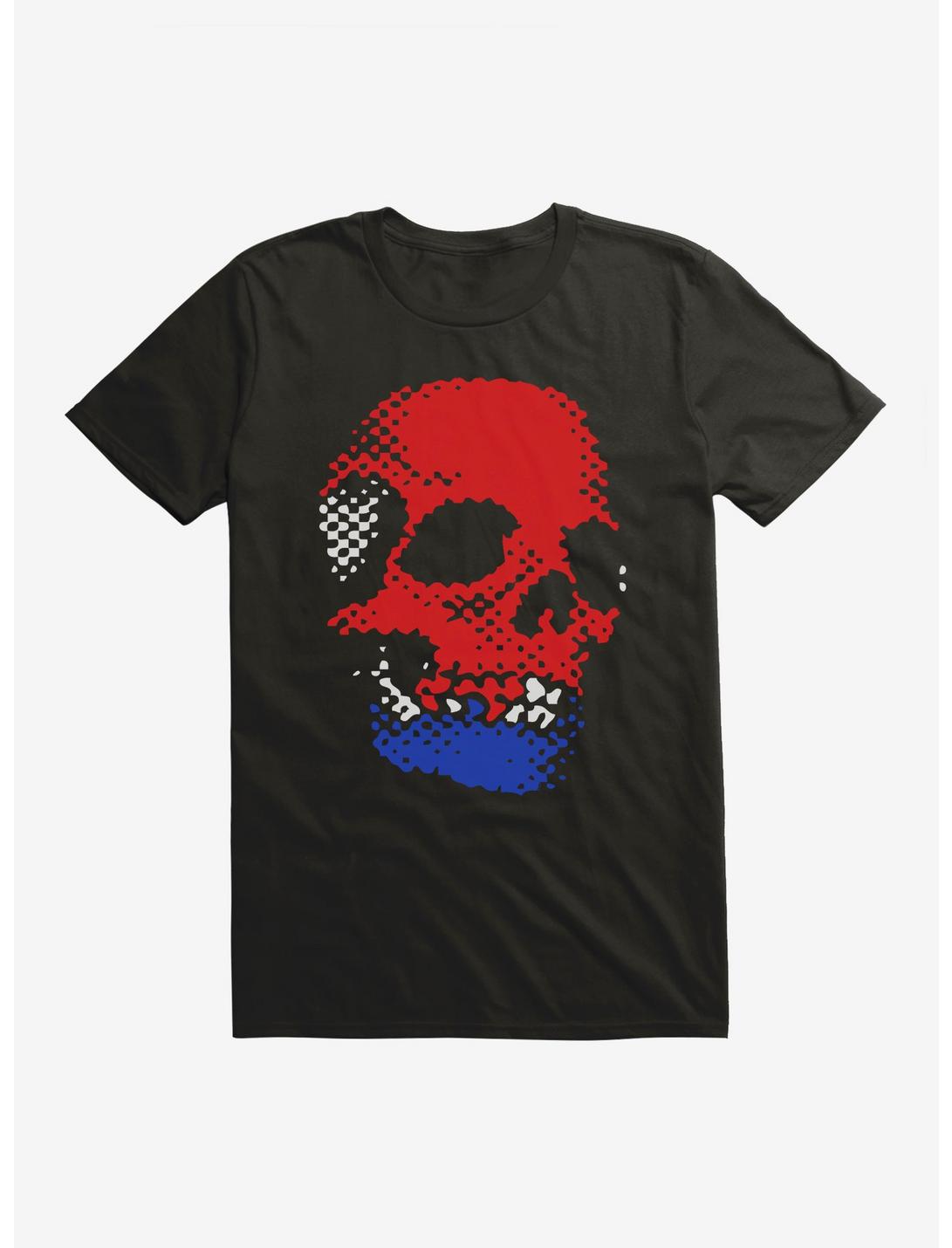 iCreate Americana Dotted Skull T-Shirt, , hi-res