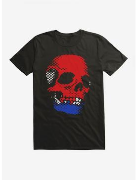 iCreate Americana Dotted Skull T-Shirt, , hi-res