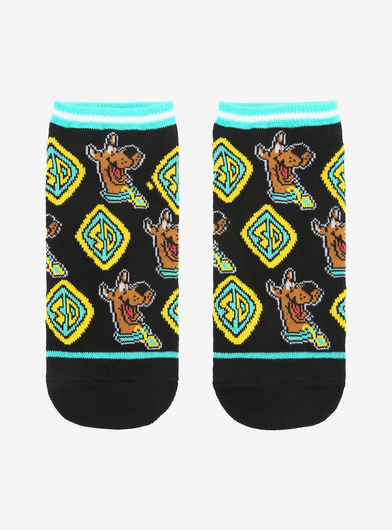 Scooby-Doo! Dog Tag No-Show Socks, , hi-res