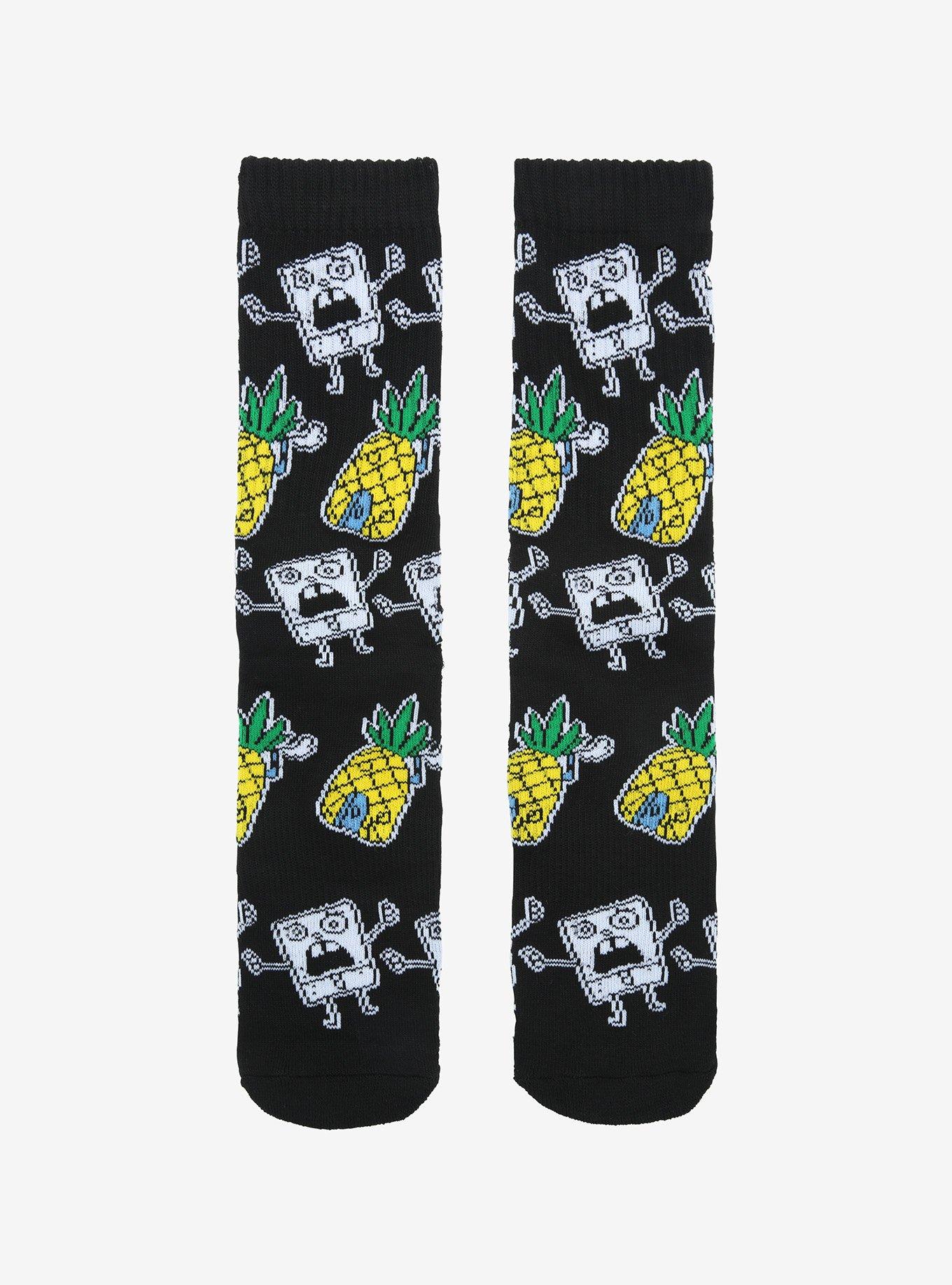 SpongeBob SquarePants DoodleBob Crew Socks | Hot Topic