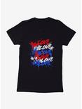 iCreate Americana Love Paint Splatter Womens T-Shirt, , hi-res