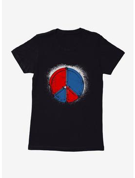 iCreate Americana Peace Logo Womens T-Shirt, , hi-res