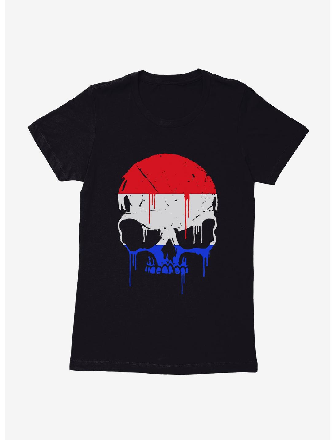 iCreate Americana Skull Icon Womens T-Shirt, , hi-res