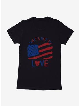 iCreate Americana Flag What's Not To Love Womens T-Shirt, , hi-res