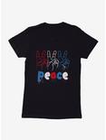 iCreate Americana Painted Peace Signs Womens T-Shirt, , hi-res