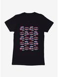 iCreate Americana Skulls And Peace Grid Womens T-Shirt, , hi-res