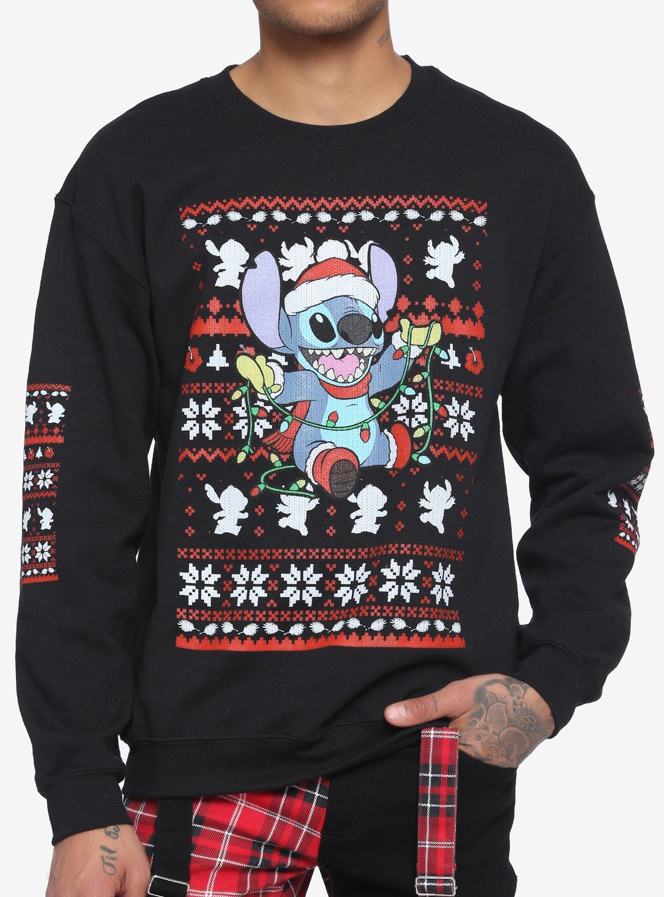 Disney Lilo & Stitch String Lights Sweatshirt | Hot Topic