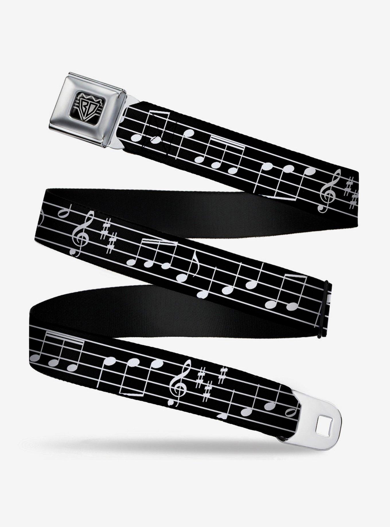 Music Notes Seatbelt Belt, , hi-res