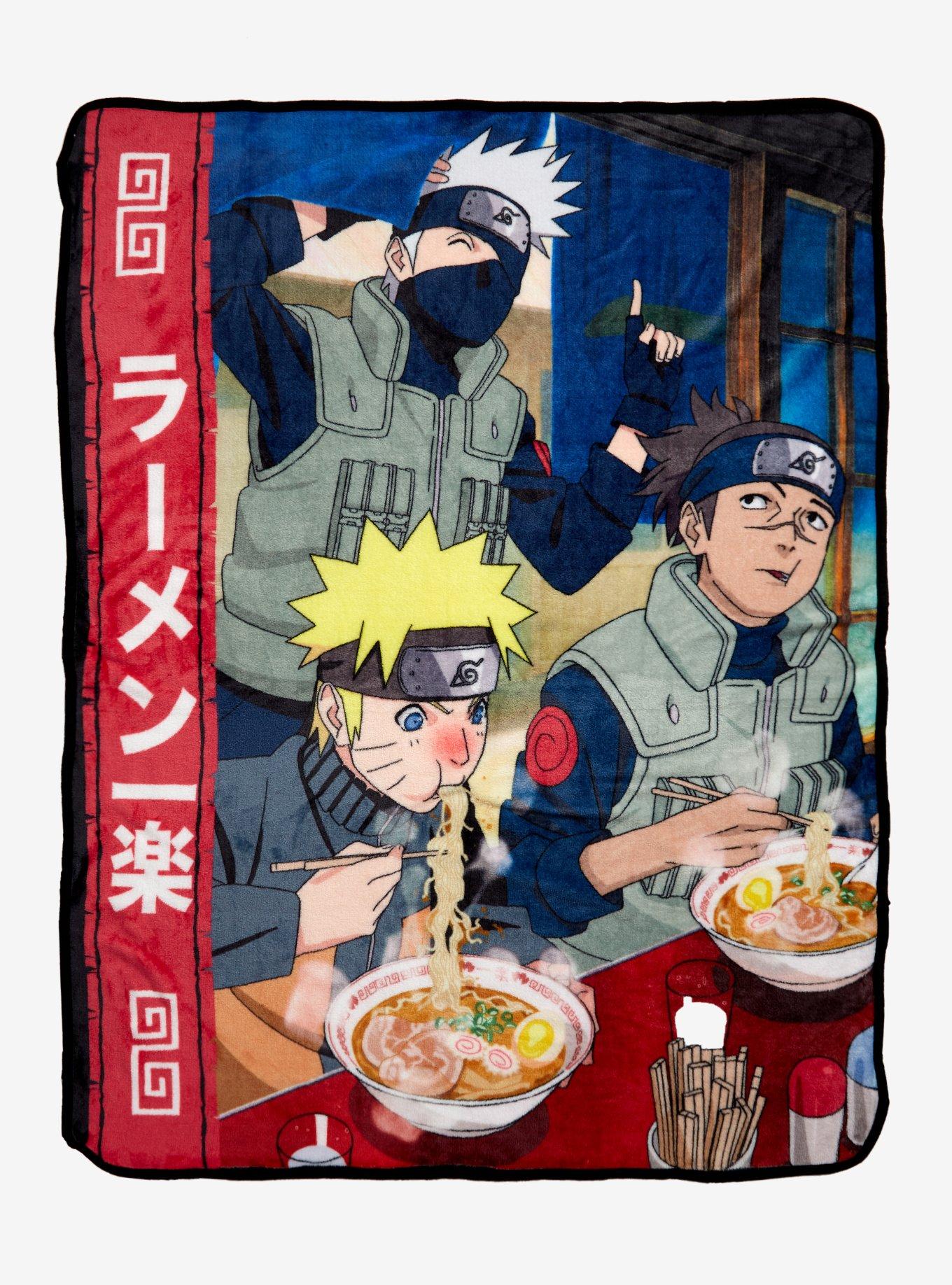 Naruto Shippuden Ramen Trio Throw Blanket, , hi-res