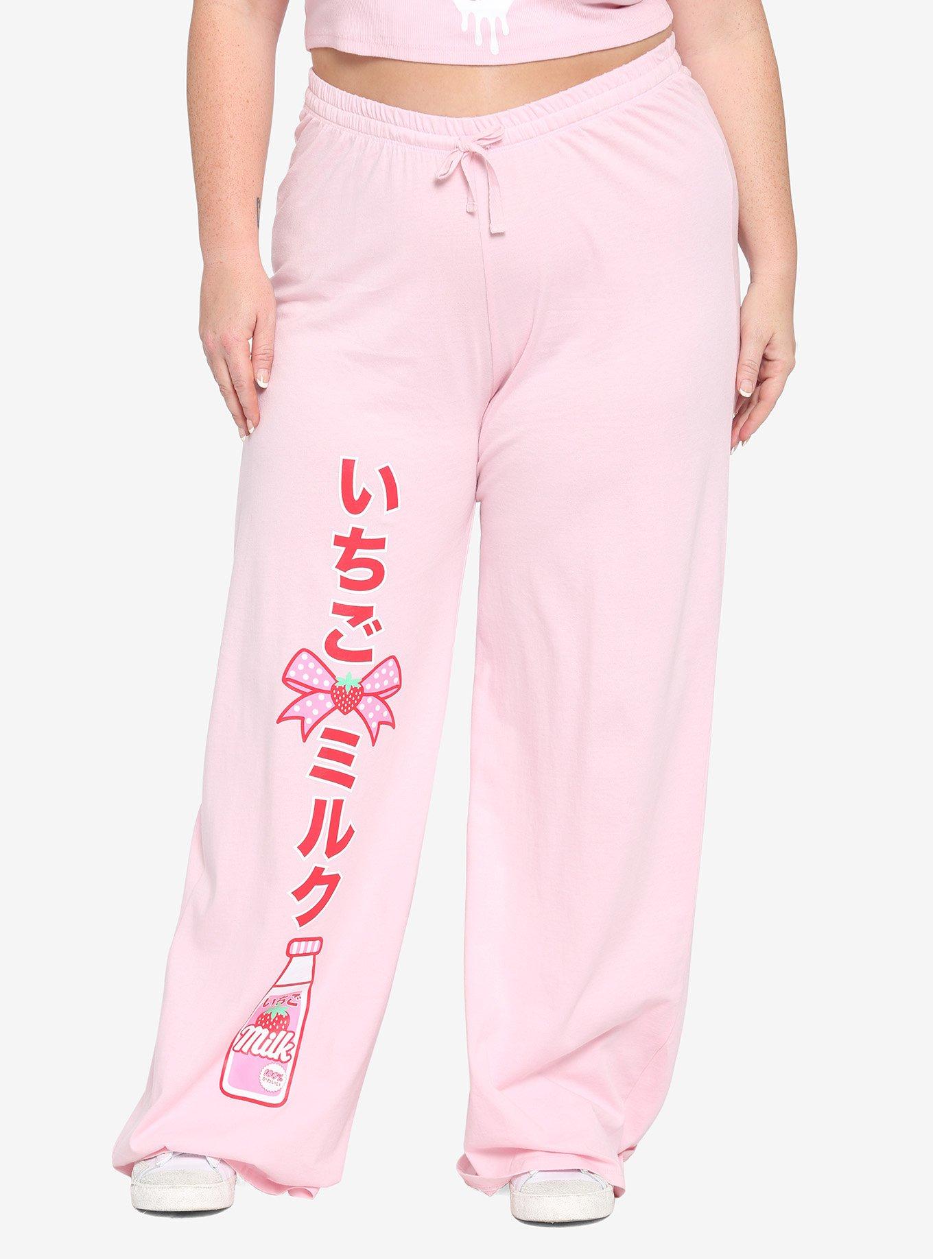 Strawberry Milk Girls Lounge Pants Plus Size