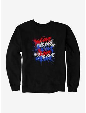 iCreate Americana Love Paint Splatter Sweatshirt, , hi-res
