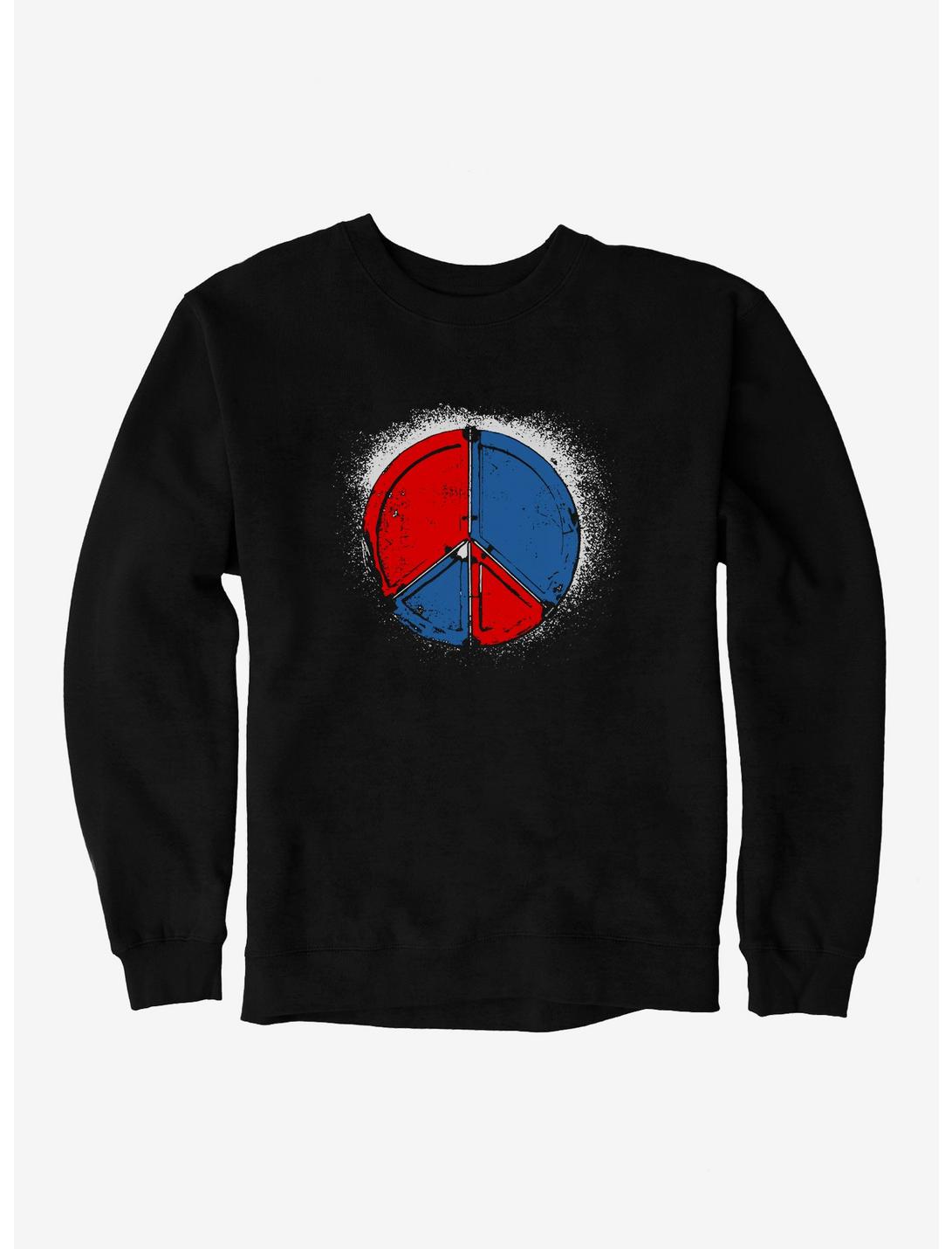 iCreate Americana Peace Logo Sweatshirt, , hi-res