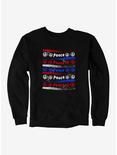 iCreate Americana Striped Peace Sweatshirt, , hi-res