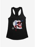 iCreate Americana Skulls And Stars Womens Tank Top, , hi-res