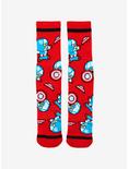 Marvel Captain America Chibi Cap Crew Socks - BoxLunch Exclusive, , hi-res