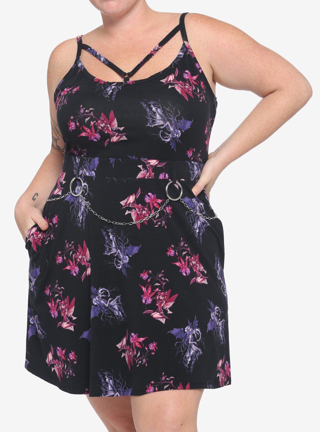 Fairies By Trick Chain Dress Plus Size, MULTI, hi-res