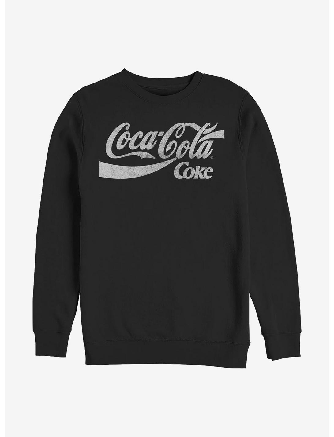Coca-Cola Logos Crew Sweatshirt, BLACK, hi-res