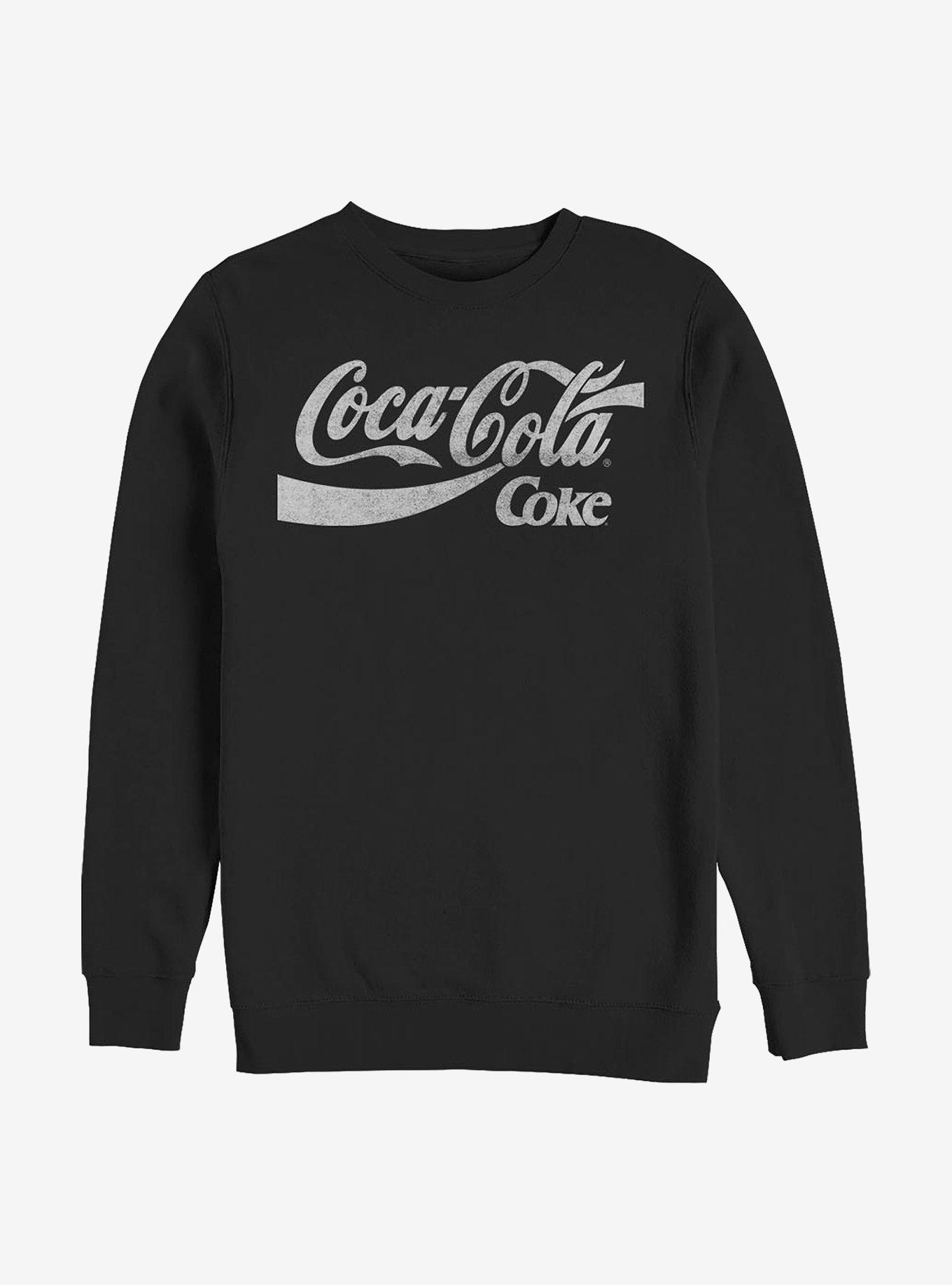 Coca-Cola Logos Crew Sweatshirt, BLACK, hi-res