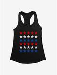 iCreate Americana Star Grid Womens Tank Top, , hi-res