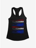 iCreate Americana Wavy Stripes Grid Womens Tank Top, , hi-res