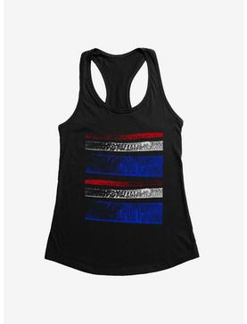 iCreate Americana Wavy Stripes Grid Womens Tank Top, , hi-res