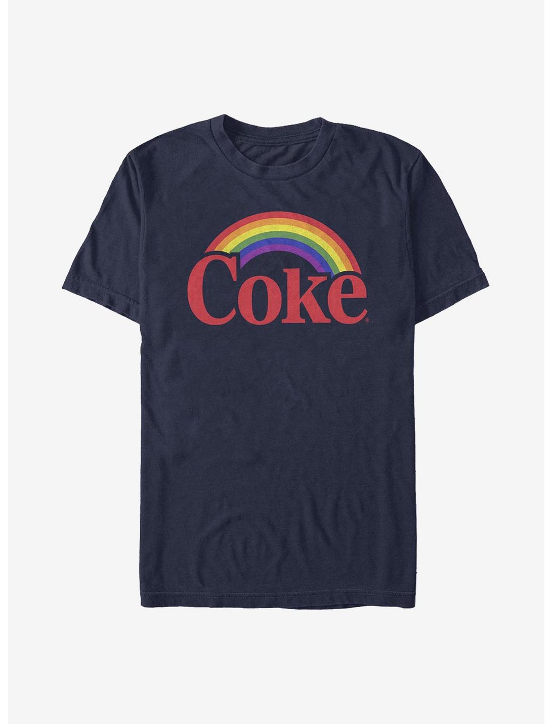 Coca-Cola Rainbow T-Shirt, NAVY, hi-res