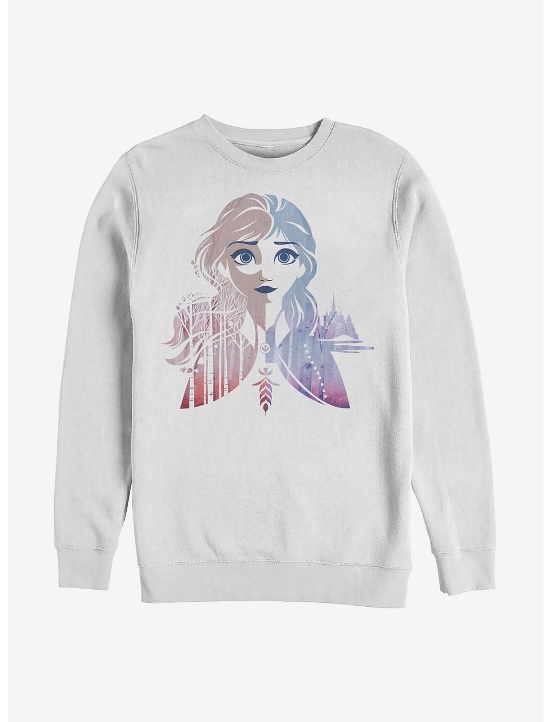 Disney Frozen 2 Anna Seasons Crew Sweatshirt, WHITE, hi-res
