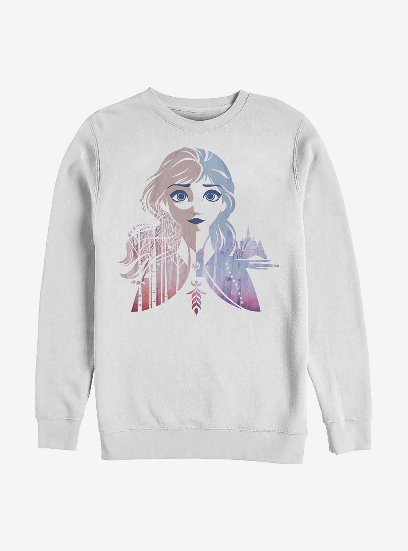 Disney Frozen 2 Anna Seasons Crew Sweatshirt, WHITE, hi-res