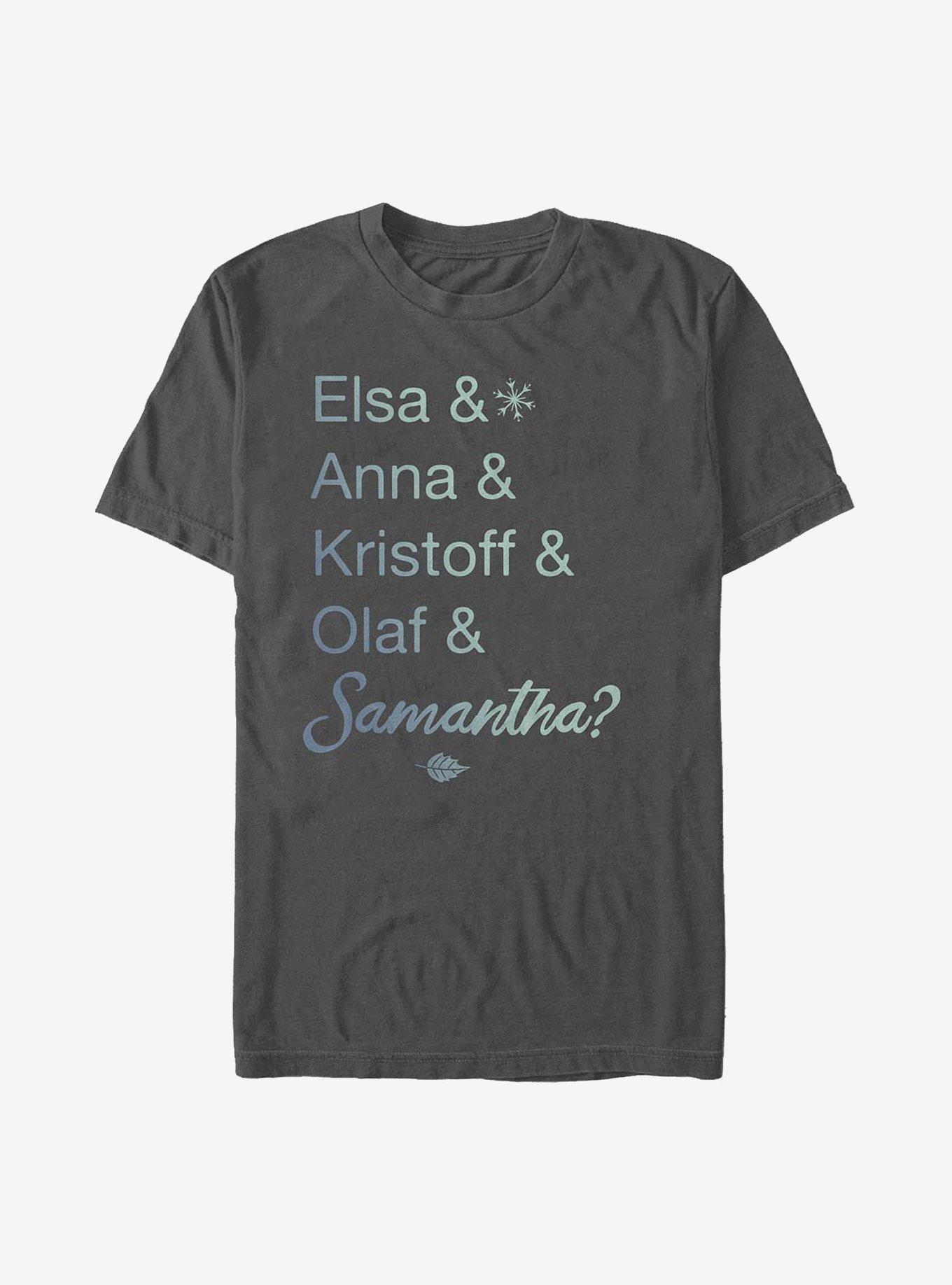 Disney Frozen 2 And Samantha T-Shirt, CHARCOAL, hi-res