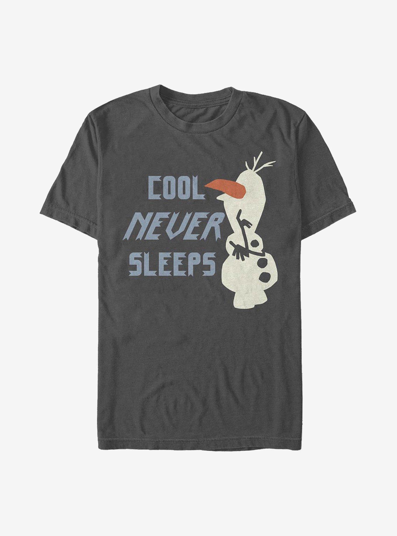 Disney Frozen 2 Olaf Never Sleeps T-Shirt, CHARCOAL, hi-res