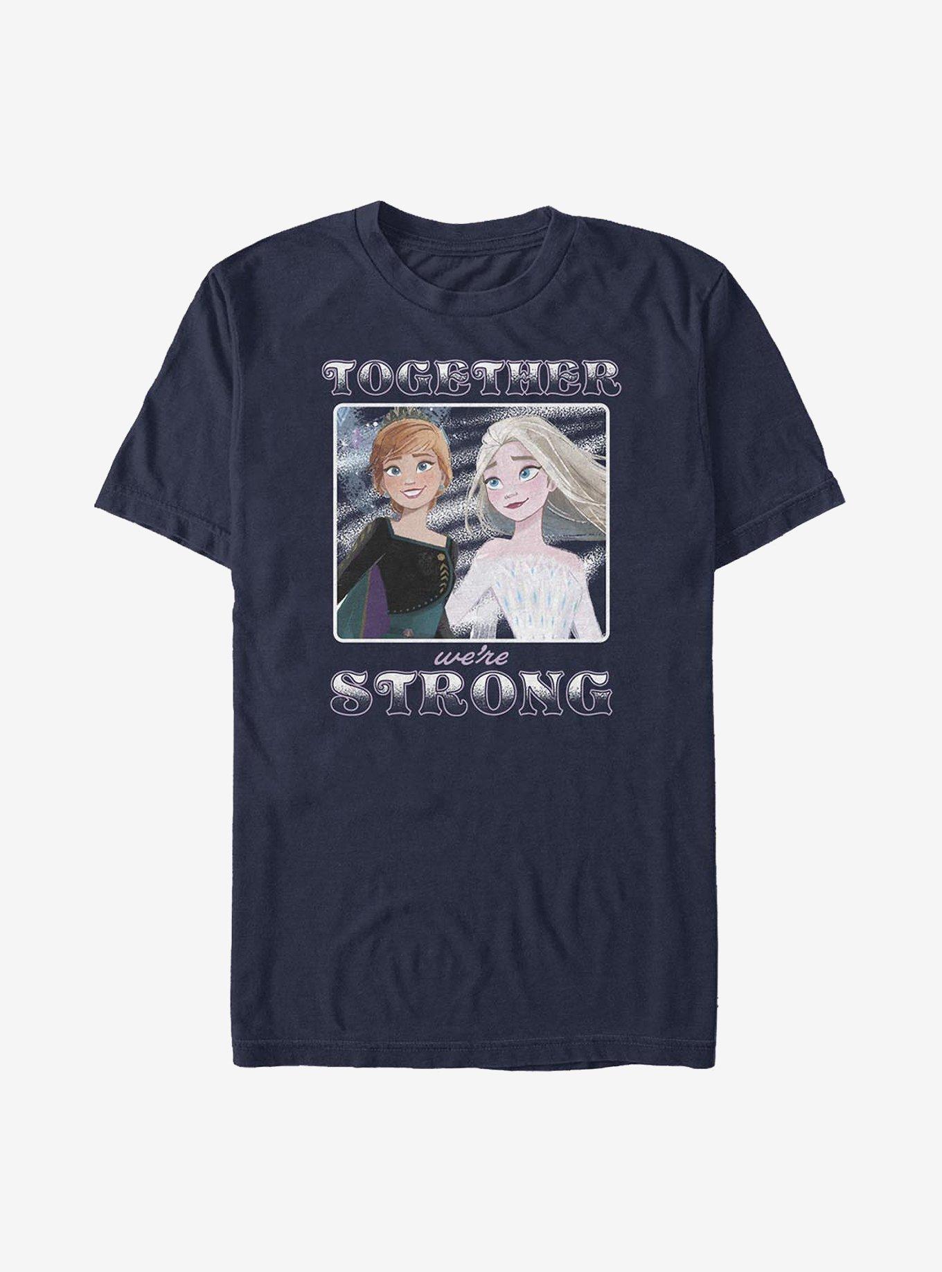 Disney Frozen 2 Stronger Together T-Shirt, NAVY, hi-res