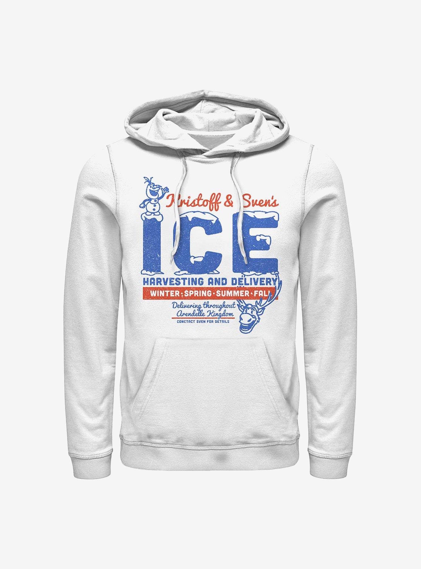 Disney Frozen Kristoff & Sven's Ice Hoodie, WHITE, hi-res