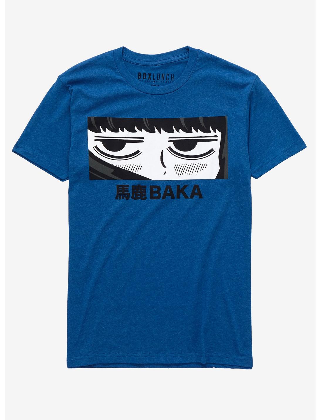 Baka Kanji T-Shirt - BoxLunch Exclusive, BLUE, hi-res