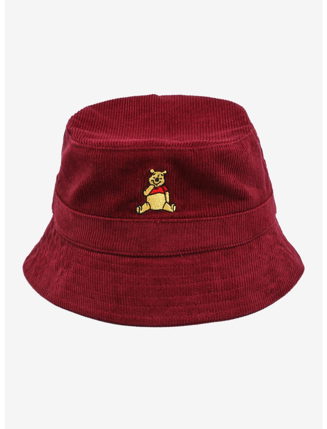 Disney Winnie the Pooh Sitting Pooh Corduroy Bucket Hat - BoxLunch Exclusive, , hi-res