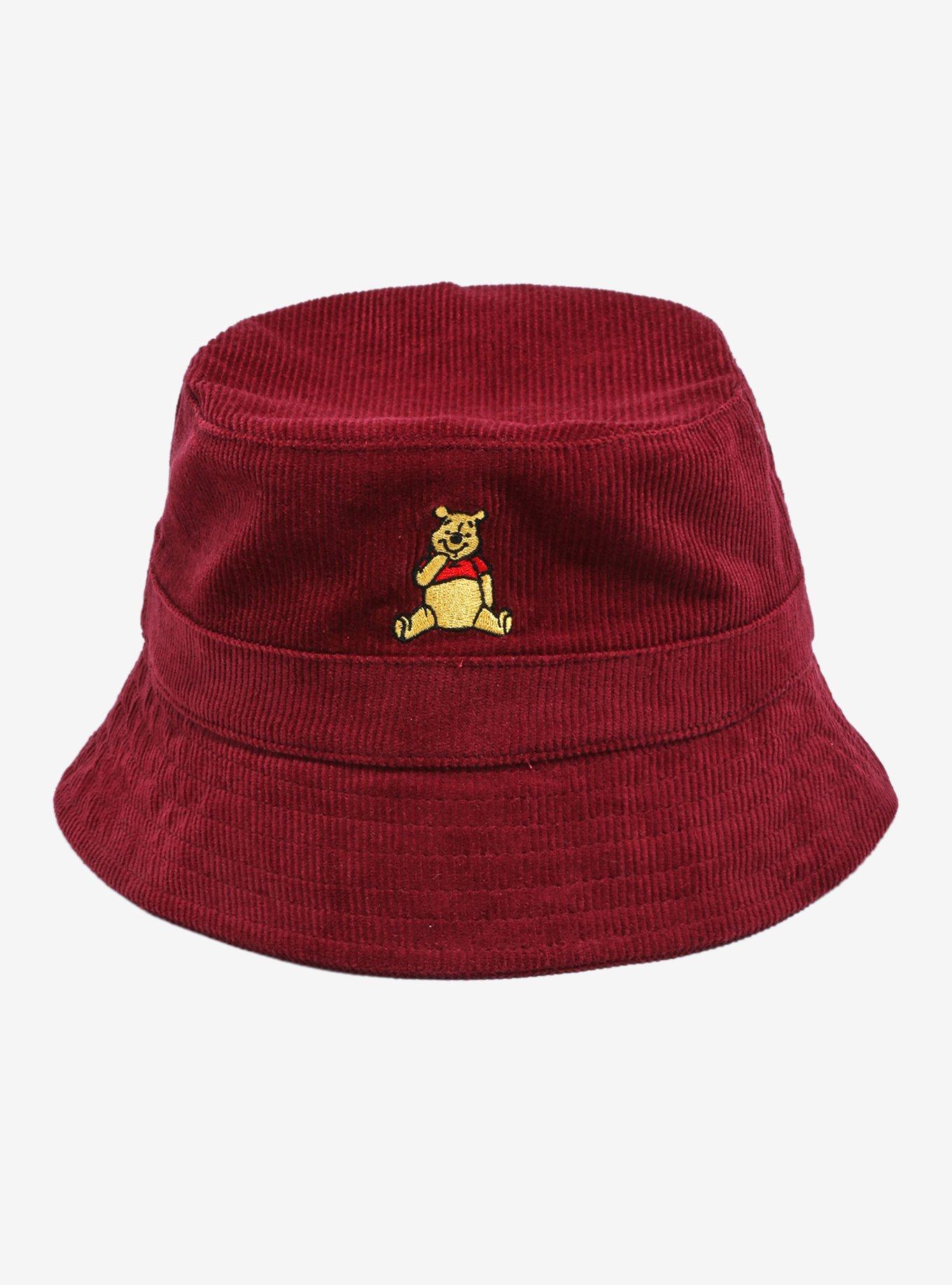Disney Winnie the Pooh Sitting Pooh Corduroy Bucket Hat - BoxLunch Exclusive, , hi-res