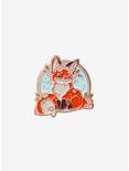 Sakura Fox Enamel Pin By Naomi Lord Art, , hi-res