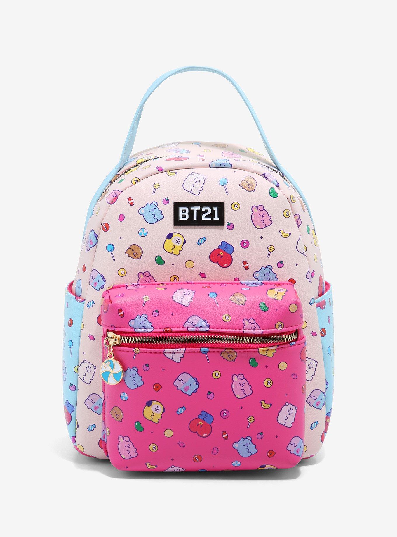 Funko Pop! Mini-Backpack: BTS Band with Hearts, All Over Print