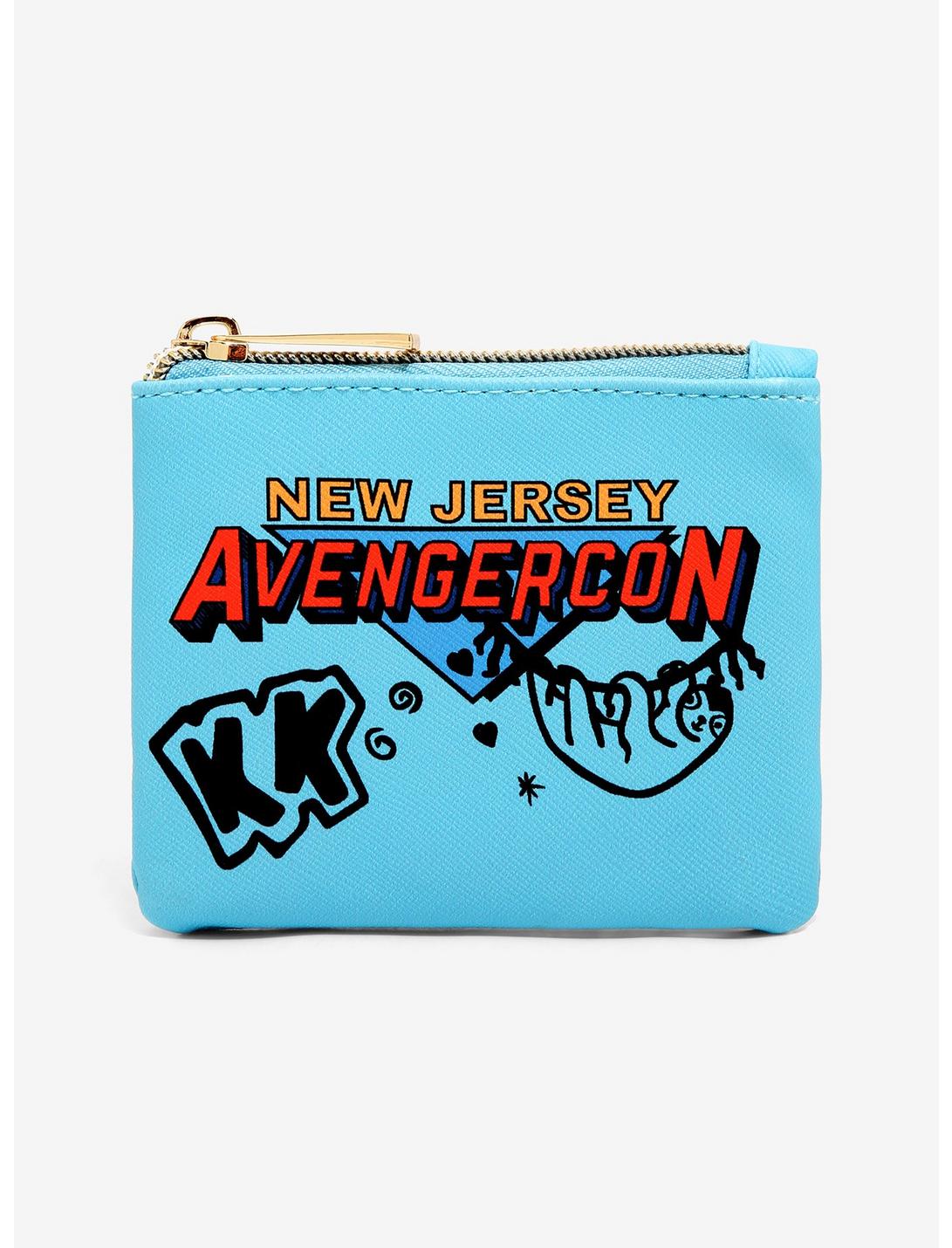 Marvel Ms. Marvel New Jersey Avengercon Logo Coin Purse - BoxLunch Exclusive, , hi-res